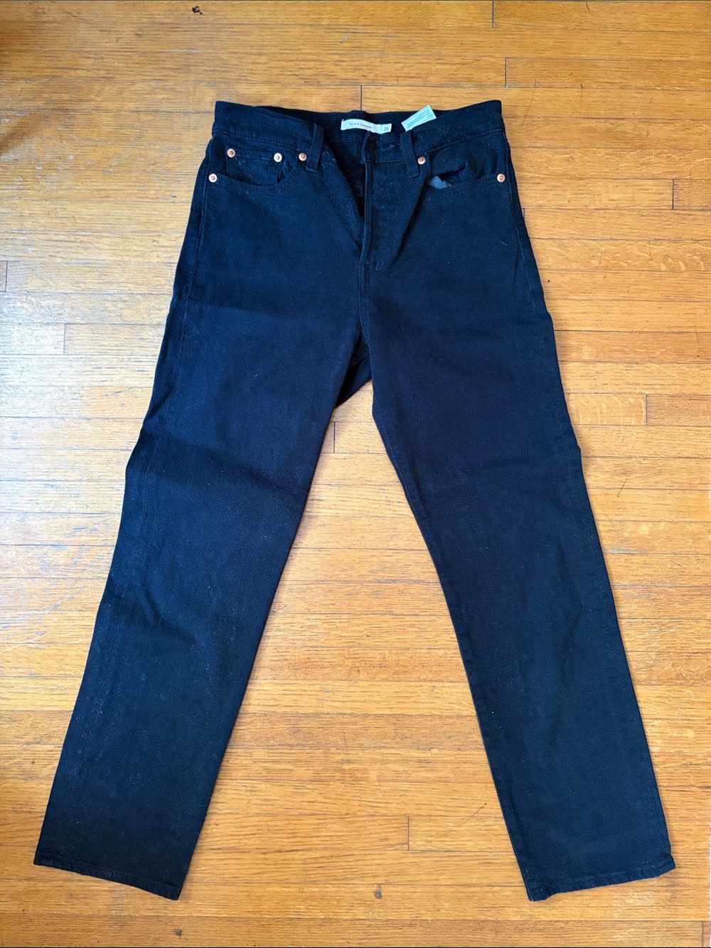 Levi's Straight Leg Pants in Black
